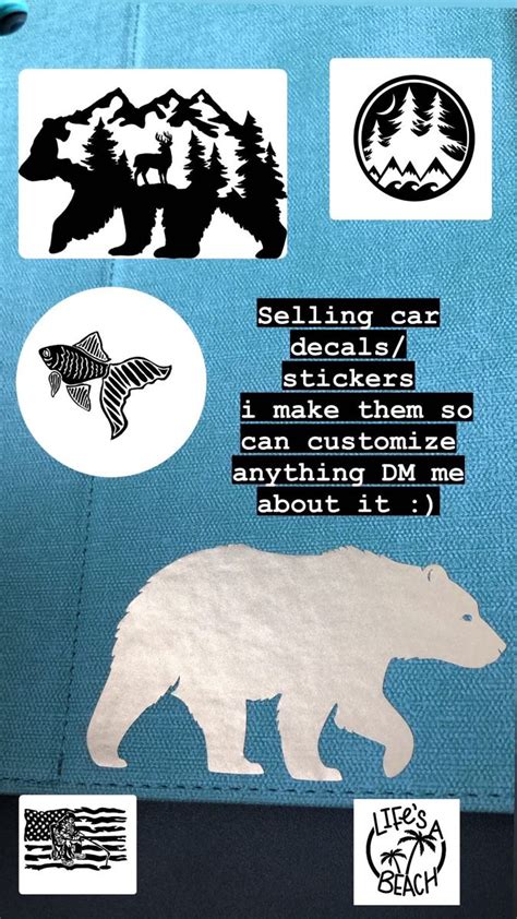 Car decals for sale | Car decals stickers, Sell car, Car decals