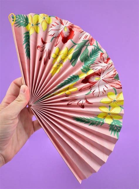 Diy Folding Paper Fans Tutorial Artofit