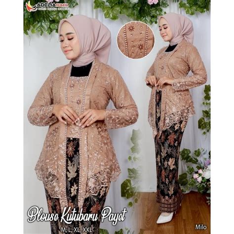 Jual Melia Kebaya Setelan Kebaya Kutubaru Payet Kebaya Modern