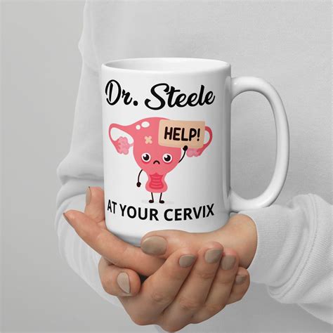 Obgyn At Your Cervix Ceramic Mug Custom Doctor Name Mug For The Best