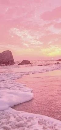 pink beach Live Wallpaper - free download