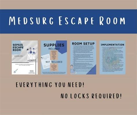 Nursing/Medical Escape Room - Sepsis Medsurg by NurseMurph Creations