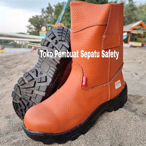 Jual Aa Tt Sepatu Safety King Skn Kulit Sapi Asli Hitam Ujung Besi