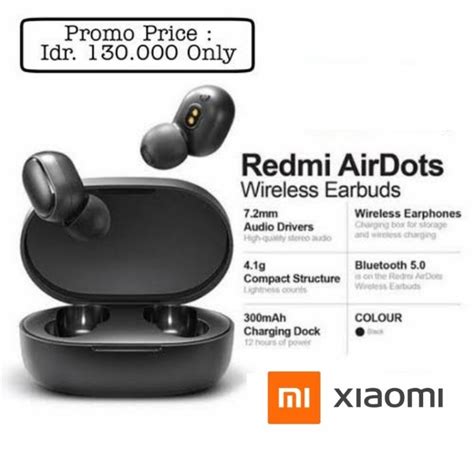 Jual Xiaomi Airdots TWS Headset Bluetooth Xiaomi Redmi TWS Wireless