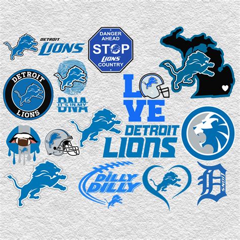 Detroit Lions Nfl Svg Detroit Lions Bundle Svg Bundle Nfl Inspire