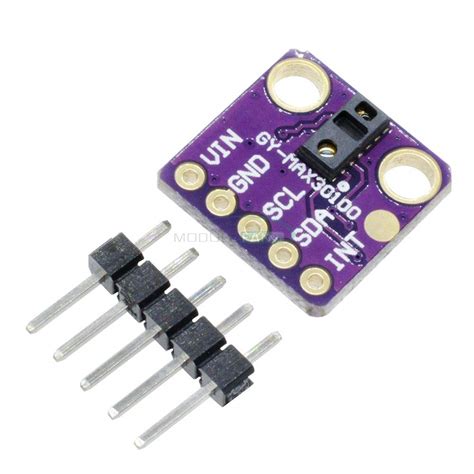 Max30100 Sensor De Frecuencia Cardíaca Con Sensor De Frecuencia Cardíaca Ir Para Arduino Diy Pcb