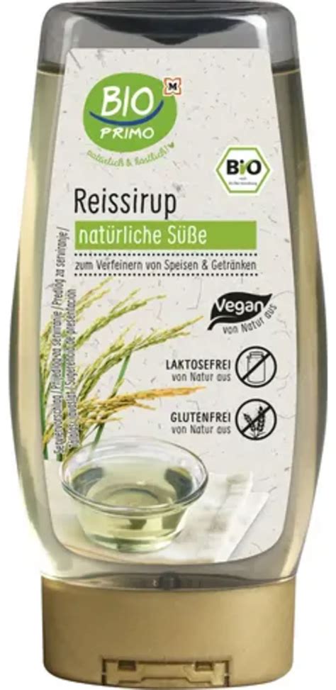 BIO PRIMO Bio Reissirup natürliche Süße 250 ml Piccantino