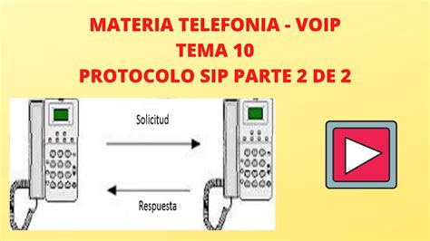 TEMA 11 PROTOCOLO SIP PART 2 DE 2 YouTube