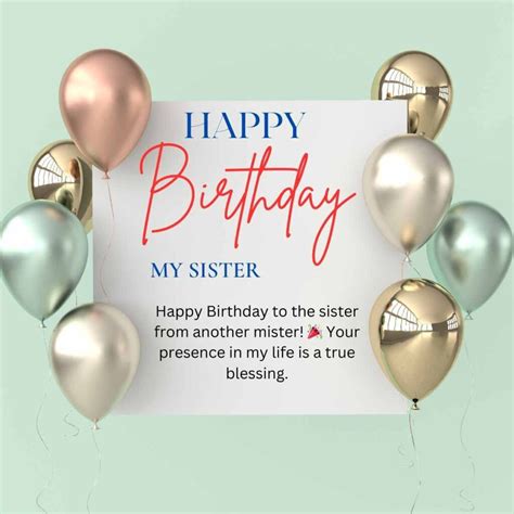 50 Best Happy Birthday Wishes For Sister From Another Mother Happy Birthday Sister Wishes