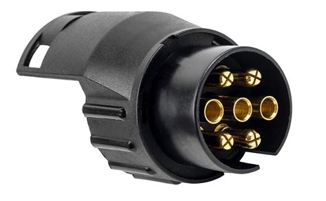 7 auf 13 polig Adapter Stecker universal für Anhänger nach ISO 11446