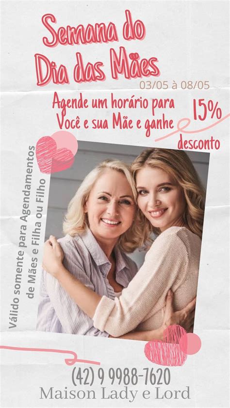 Promoção Dia Das Mães Salão De Beleza Instagram Marketing Digital