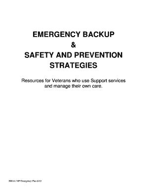 Fillable Online Nasuad Emergency Plans Based On Colorado Nasuad Fax