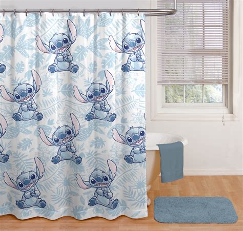 Disney Lilo And Stitch Shower Curtain Decor Accessory