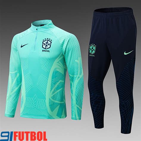 Crea Tu Chandal Equipos De Futbol Brasil Ninos Verde