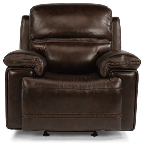 Flexsteel Latitudes Fenwick U165954pha Power Glider Recliner With Power Tilt Headrest And Usb