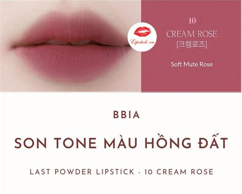 Son Bbia 10 Cream Rose Màu Hồng Đất Đẹp Nhất Hot Nhất