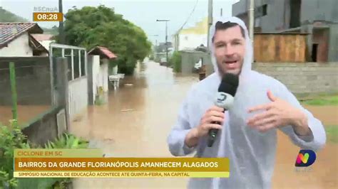 Alagamentos E Quedas De árvores São Registrados Em Florianópolis Na