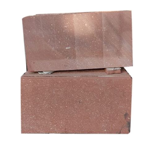 Sandstone Polished Red Stone Slab For Flooring Thickness Mm At Rs