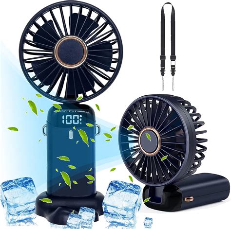 Qeefop Mini Ventilateur Portable Silencieux Mah Ventilateur De