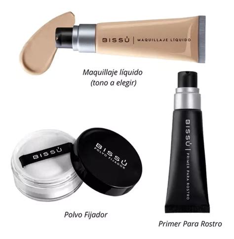 Kit Primer Rostro maquillaje Líquido polvo Fijador Bissú Envío gratis