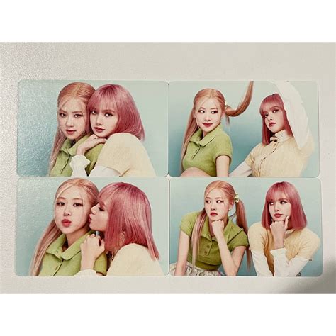 Blackpink Welcoming Collection Photocard Rose And Lisa Chaelisa