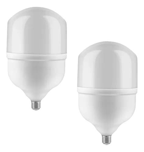 Lampara Led Galponera Alta Potencia 50w E27 4000lm Pack X 2