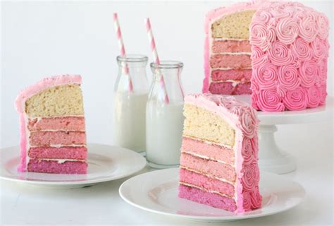 Pink Ombre Swirl Cake Food Cakes Cupcake Cakes Taco Cupcakes Smash