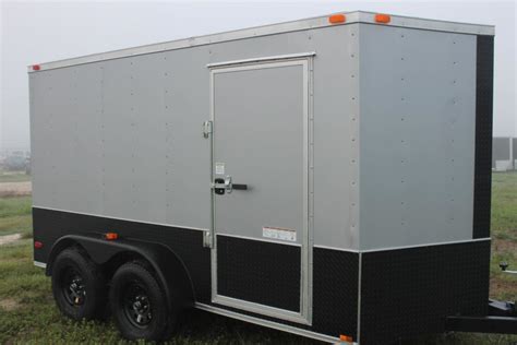 6x12 Tandem Axle Enclosed Cargo Trailer Ad 630 USA Cargo Trailer