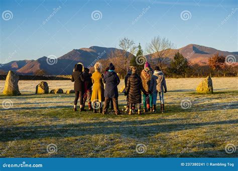 Sunrise At The Winter Solstice At Castlerigg Stone Circle Near Keswick