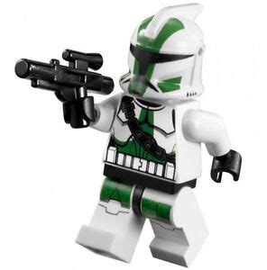 NEW LEGO STAR WARS CLONE COMMANDER GREE MINIFIG green trooper figure ...