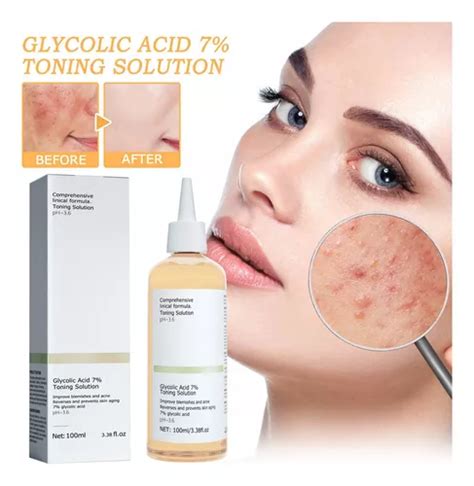 Tónico Glicolic Sour Exfoliante Facial Con 7 De Ácido Glic Cuotas Sin Interés