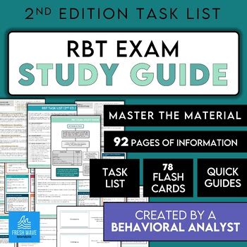 RBT Exam Study Guide Registered Behavior Technician Flashcards