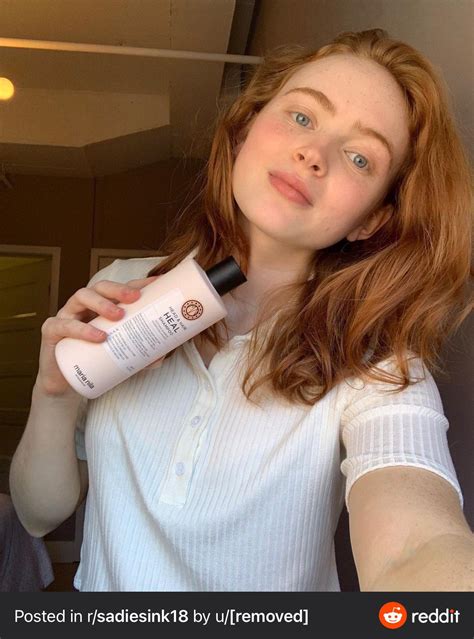 Sadie Sink Needs Her Face Covered Scrolller