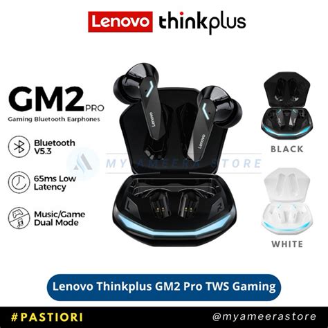 Jual Lenovo Thinkplus GM2 Pro TWS Gaming No Delay True Wireless