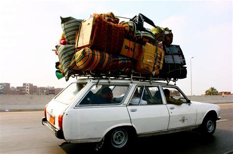 Car With Luggage Cairo Egypt Travel Travel Log Car Travel