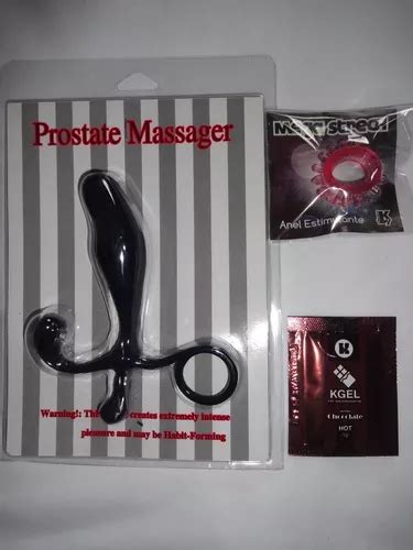 Massageador De Próstata Plug Anal Pênis Prótese Gel Anel Parcelamento sem juros