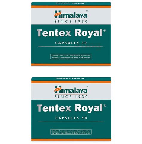 Himalaya Tentex Royal Capsule Each Buy Combo Pack Of Strips