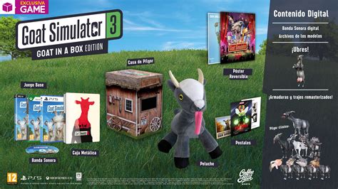 Ya Puedes Reservar En Game La Edición Goat In A Box De Goat Simulator 3 Cargada De Contenido