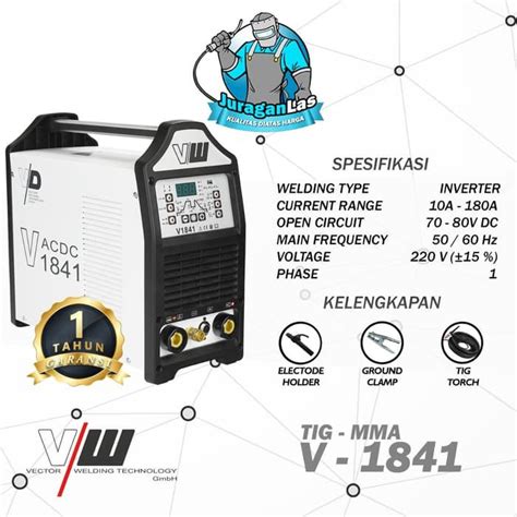 Jual Mesin Las Tig Ac Dc Pulse Mma Merk Vector A Tipe V