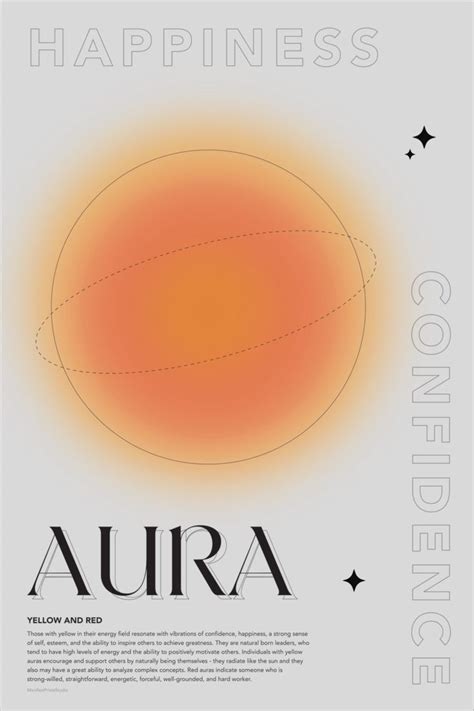 Aura Poster Manifest Digital Download Wall Art Print Modern Minimalist