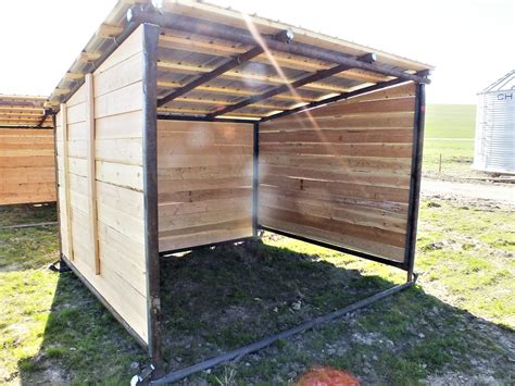 Loafing Shed With Tack Room Gobob Pipe And Steel Sheds Build A