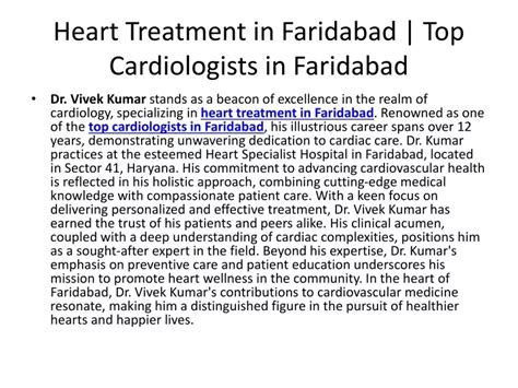 Ppt Heart Treatment In Faridabad Powerpoint Presentation Free