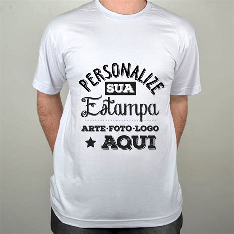 Camiseta Personalizada 100 Algodão Impressão Dtg Mercado Livre