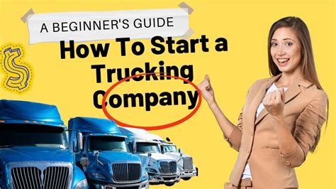 How To Start A Trucking Company Youtube