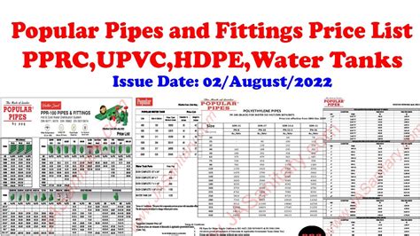 Ppr Pipes And Fittings Updated Price List Popular Pipes Off