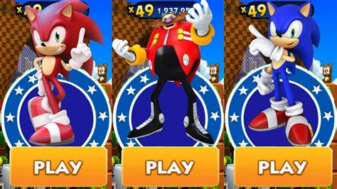 Sonic Dash Red Sonic Vs Dr Eggman Boss Fight Vs Sonic All