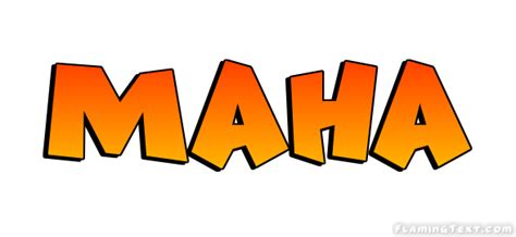 Maha Logo Outil De Conception De Nom Gratuit à Partir De Texte Flamboyant