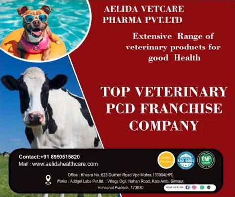 Veterinary Pcd Pharma Franchise Baddi Solan In Madhya Pradesh At Rs