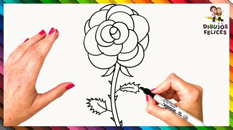 Cómo Dibujar Una Rosa Paso A Paso Rosa Dibujo How To Draw Planting