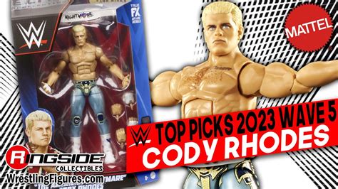 WWE Figure Insider Cody Rhodes Mattel WWE Elite Top Picks 2023 Wave 5